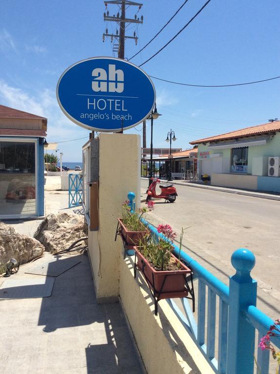 פליראקי Angelos Beach Hotel מראה חיצוני תמונה